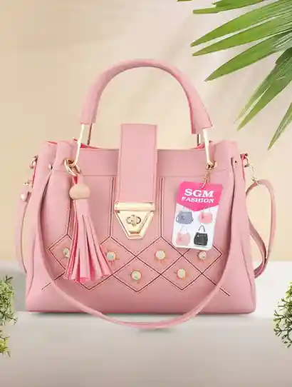 SGM Fashion Women Pink Hand-held Bag - Extra Spacious